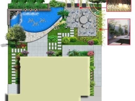 別墅唯美庭院設(shè)計(jì)圖